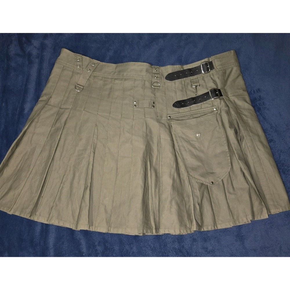Custom Buzz Kidder Originals of California Drab Olive Kilt Size 58 One Of A Kind